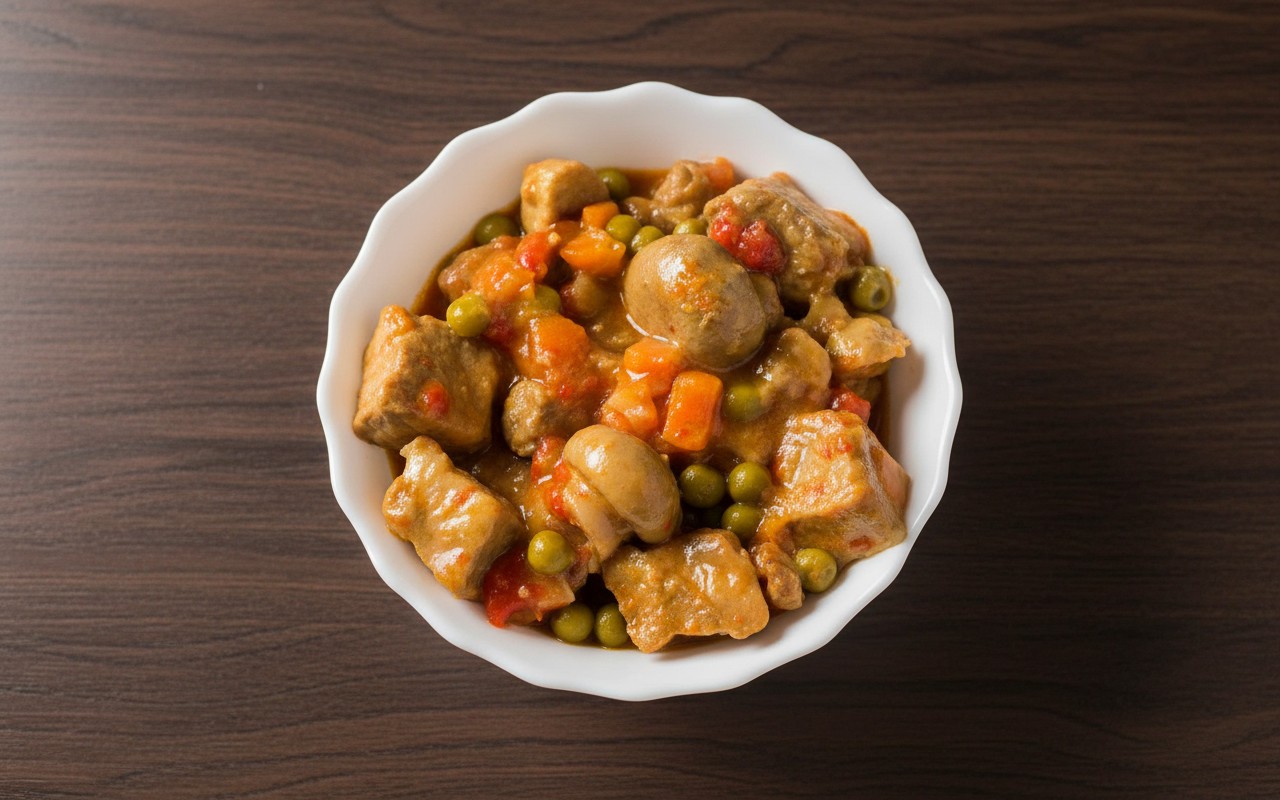 Estofado de Cerdo con Champiñones
