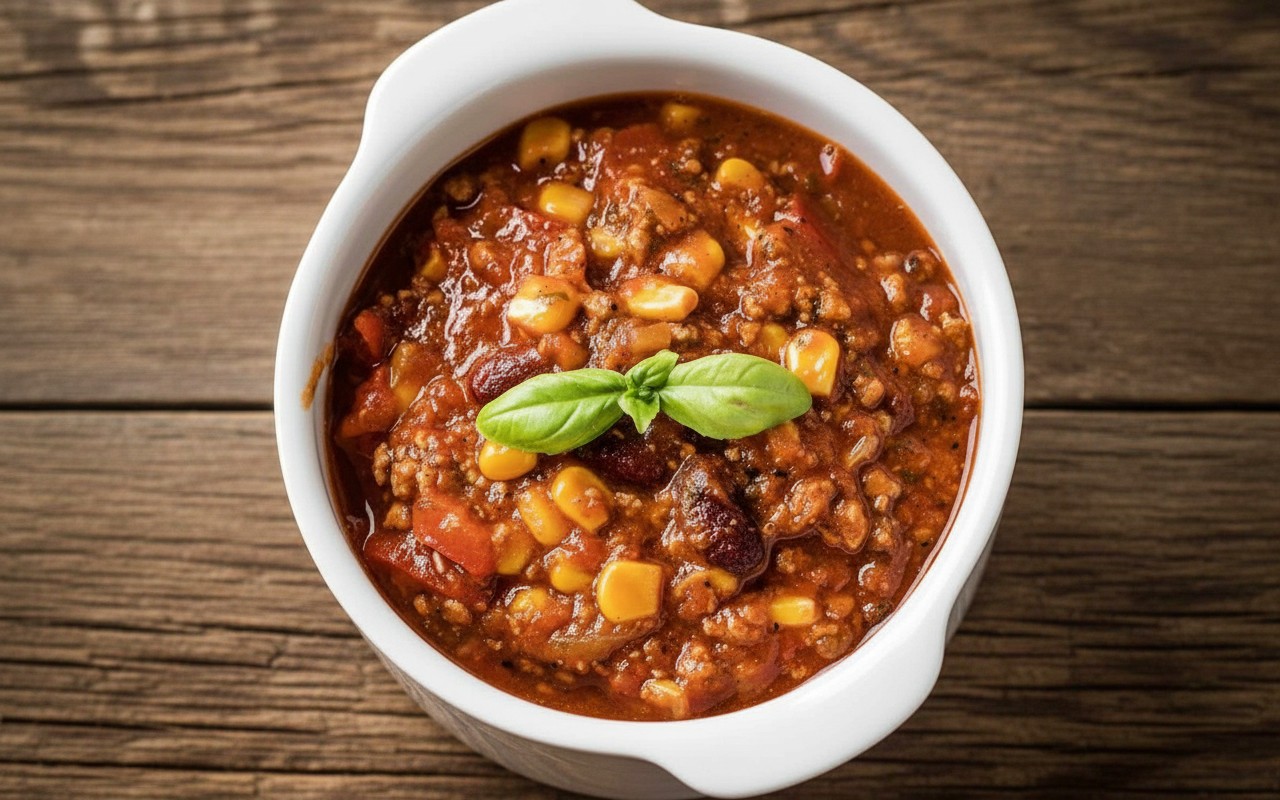 Chile con Carne y Choclo