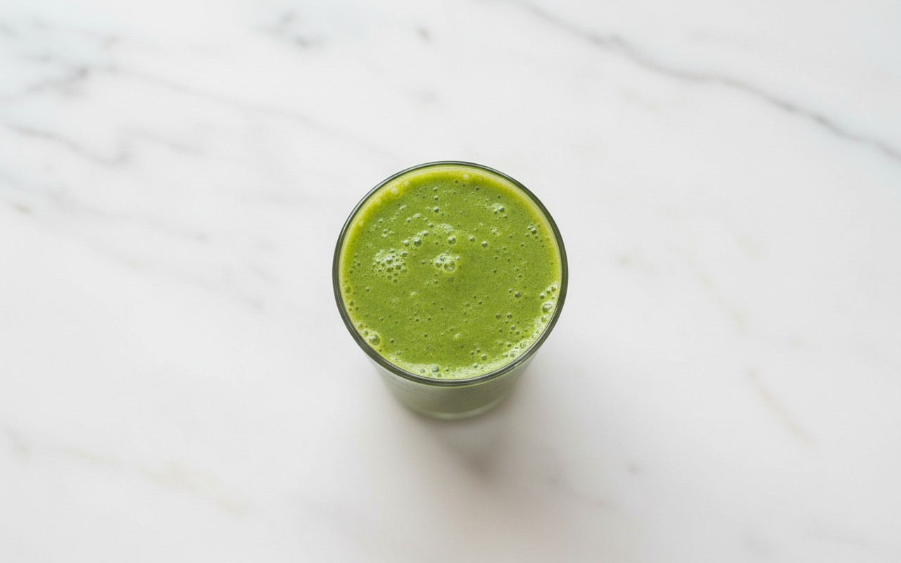Jugo de Piña con Espinaca