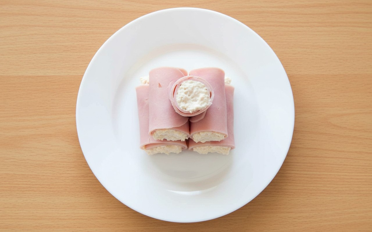 Rollitos de Jamón con Pollo