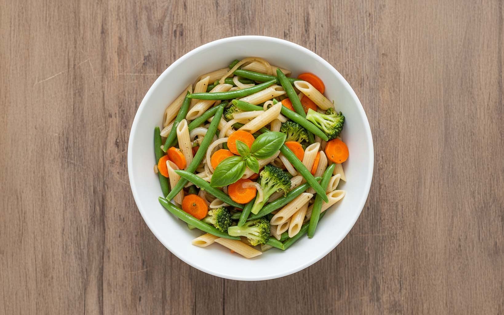Ensalada de Vainitas con Pasta