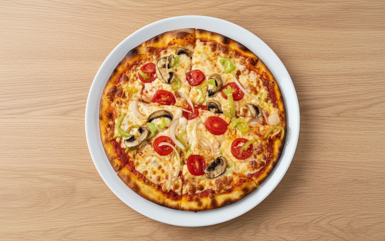 Pizza con Base de Harina y Leche