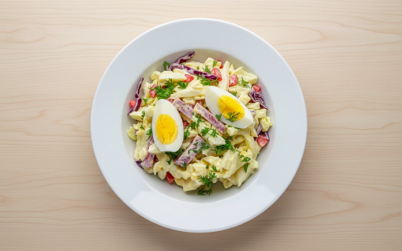 Ensalada de Col con Huevo