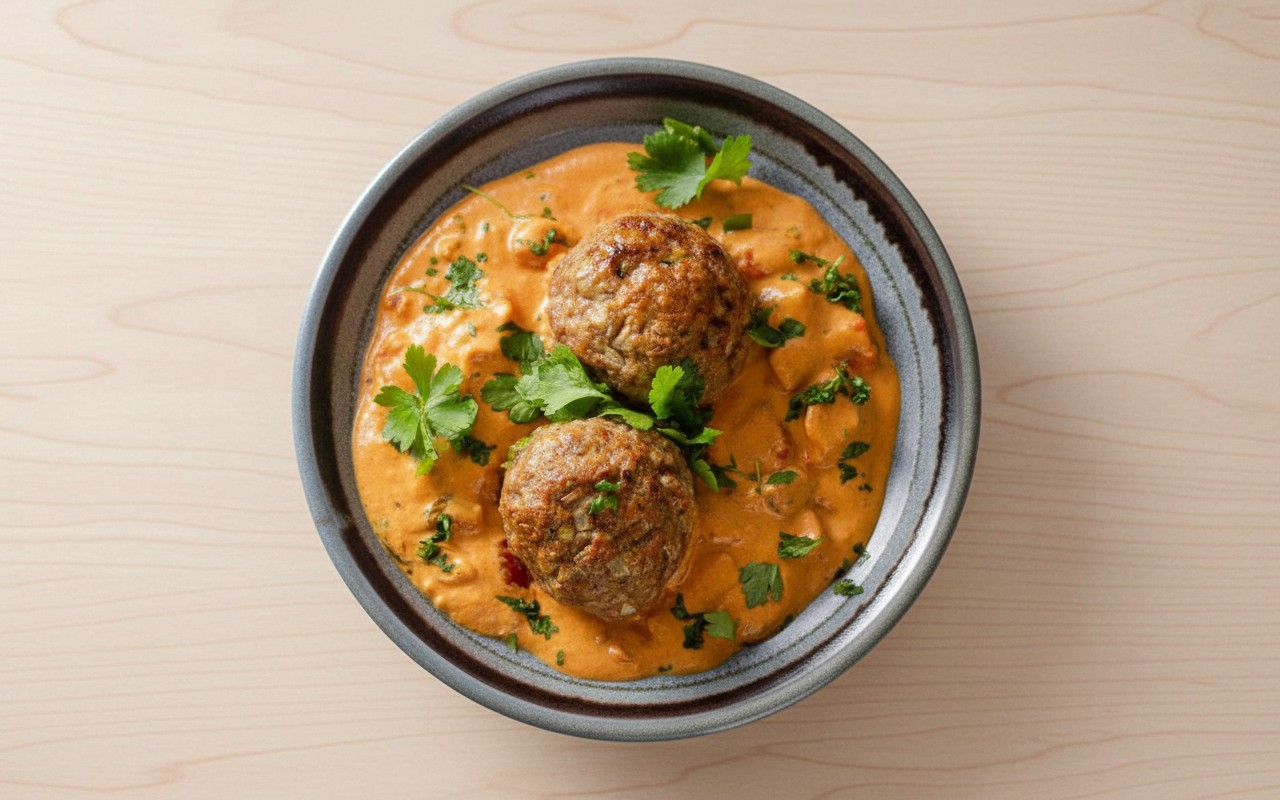 Albóndigas en Salsa de Maní