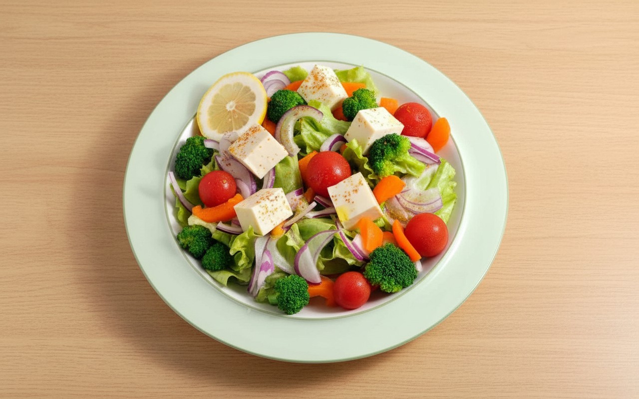 Ensalada Cruda - Cocida con Tofu