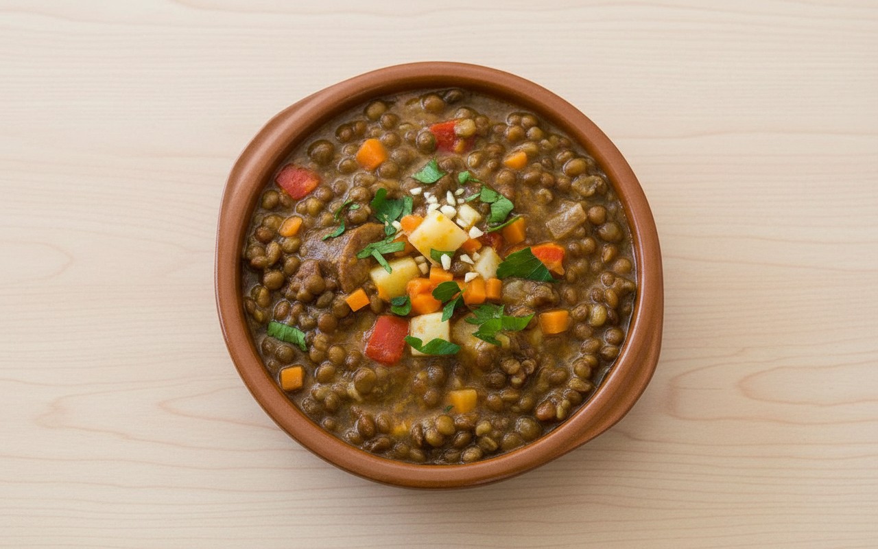 Guiso de Lentejas con Papa