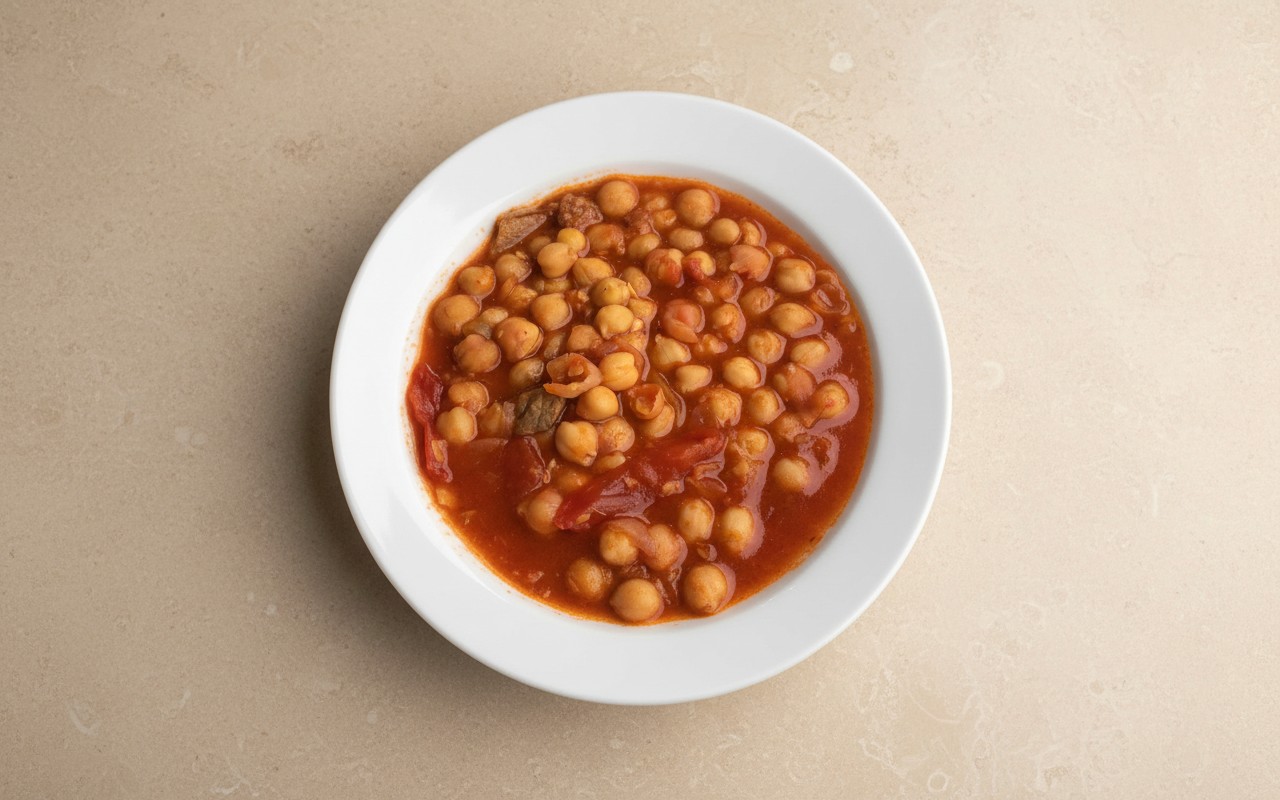 Estofado de Garbanzos con Carne