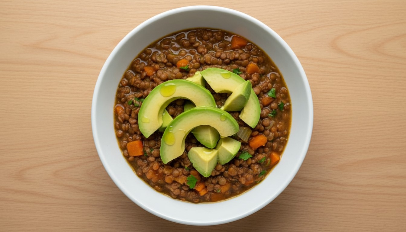 Guiso de Lentejas con Palta