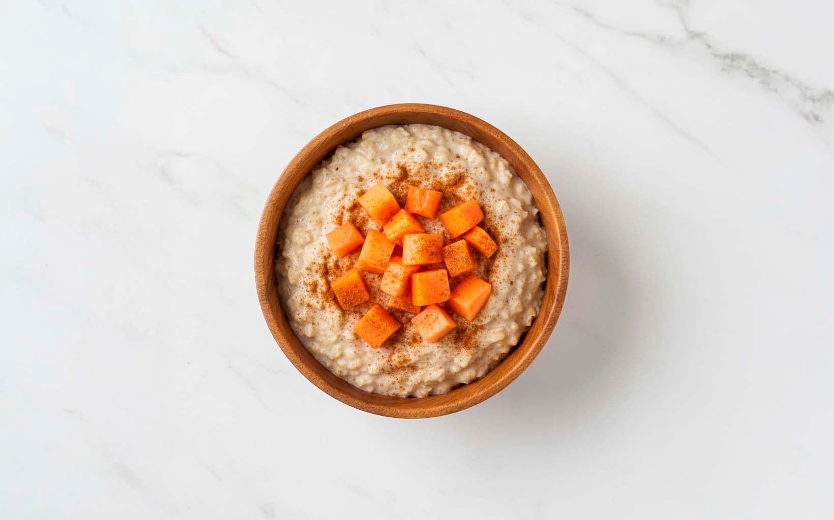 Avena con Canela y Papaya