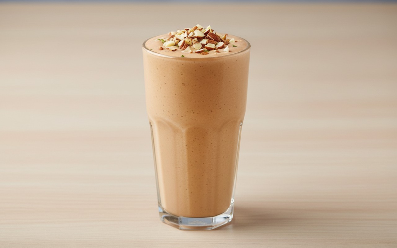 Batido Proteico de Camote y Almendras