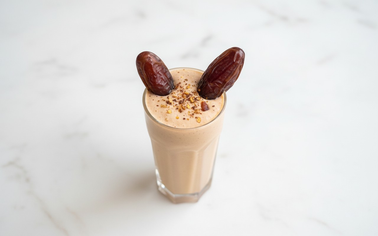 Healthy Vanilla Dates Milkshake