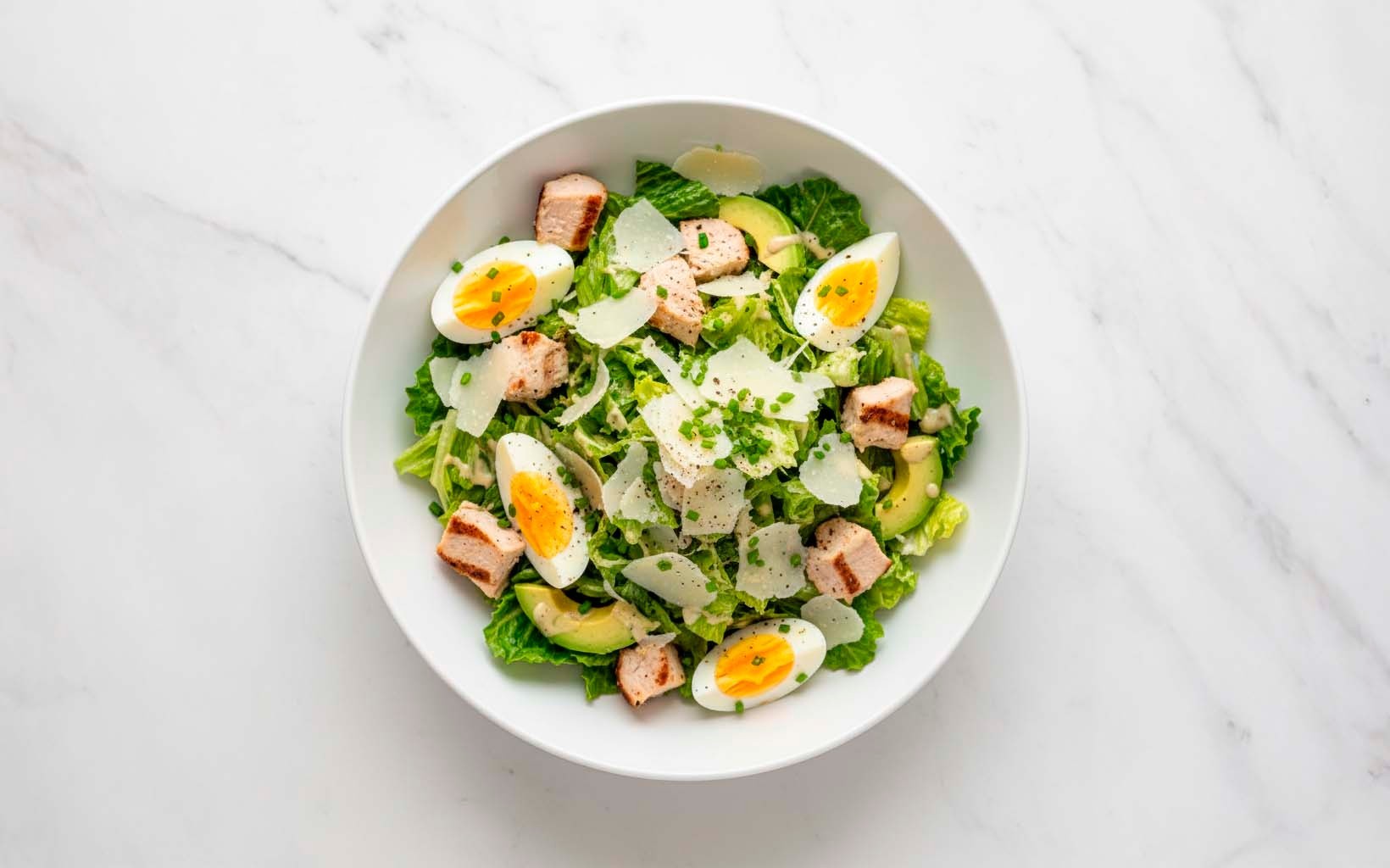 Turkey Caesar Salad with Yogurt Dressing Turkey Caesar Salad with Yogurt Dressing