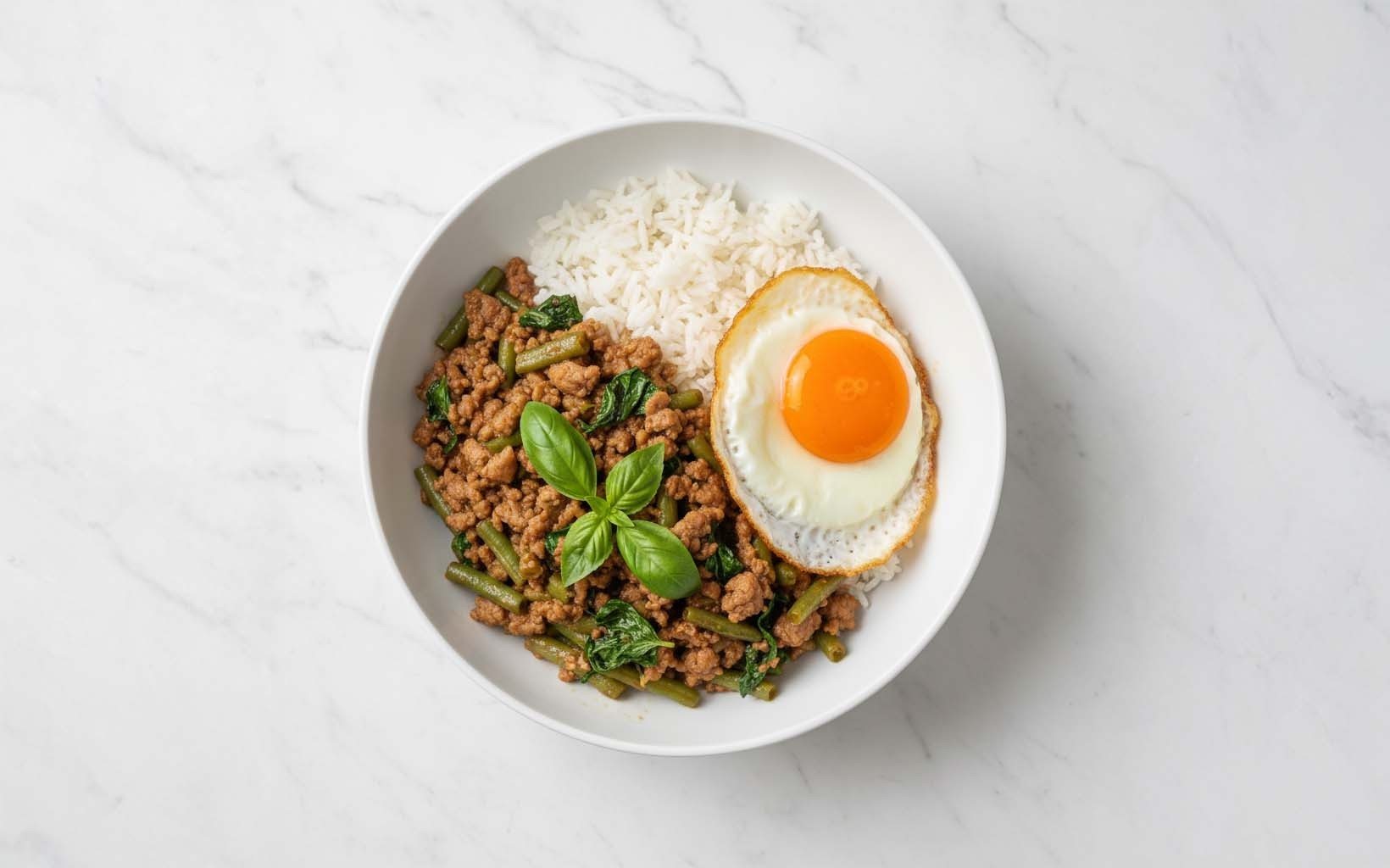 Pork Stew with Green Beans and Basil