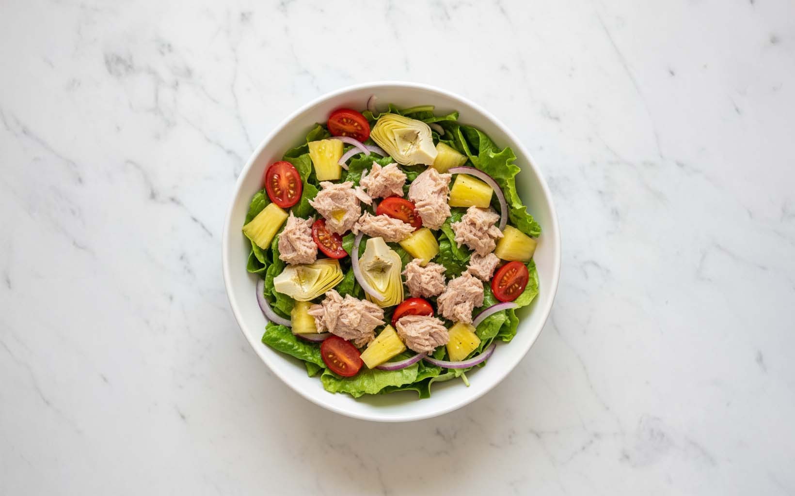Tuna, Artichoke and Pineapple Salad