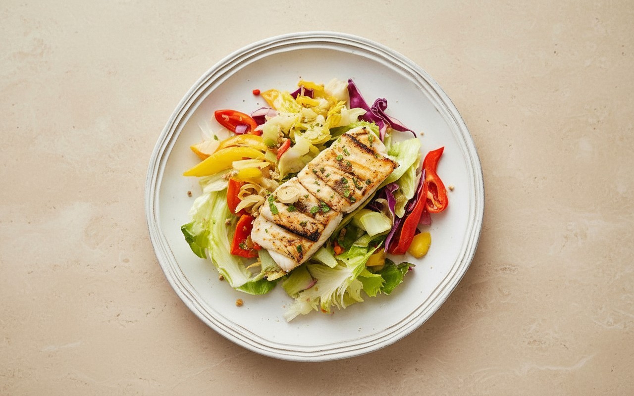Fish and Bell Pepper Salad