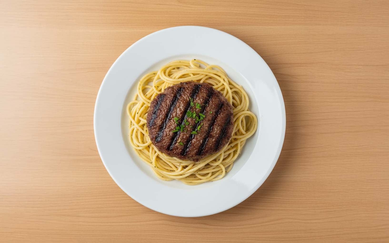 Burger Spaghetti