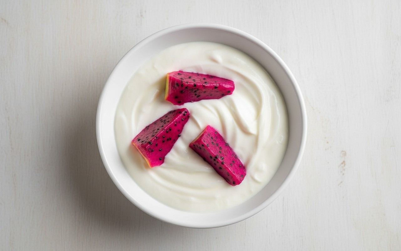 Yogurt with Dragon Fruit