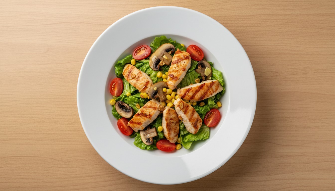Chicken and Mushroom Salad