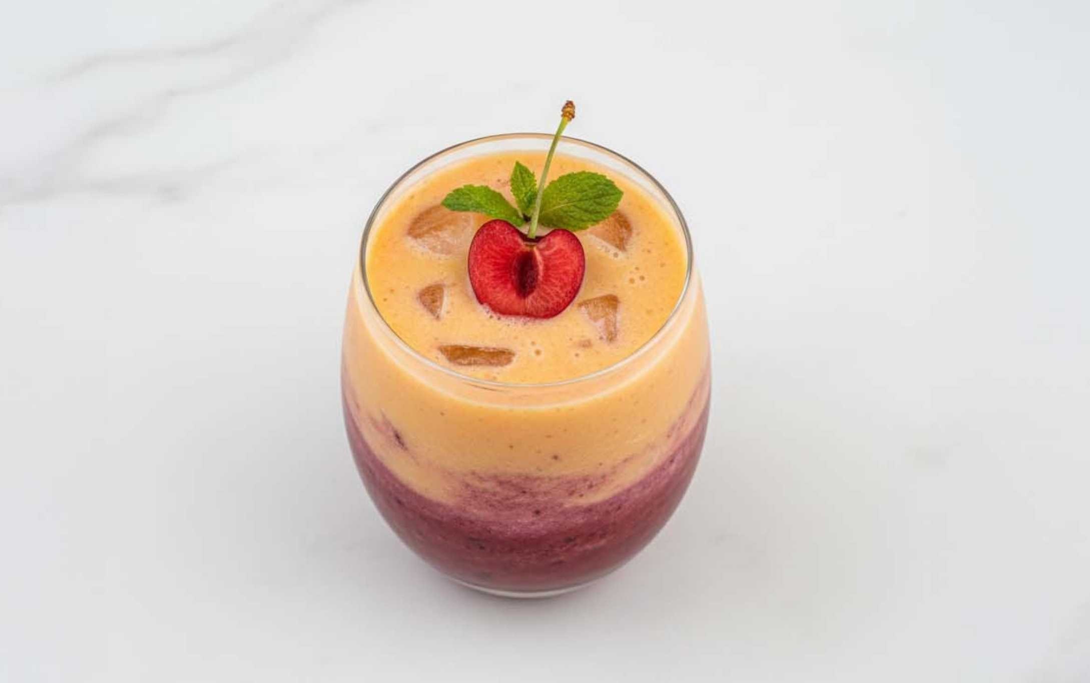 Cherry and Peach Smoothie