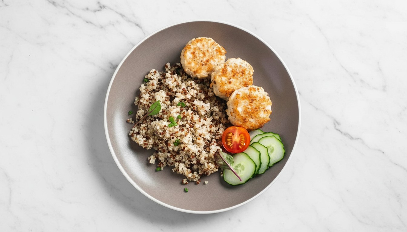 Chicken Patties with Quinoa