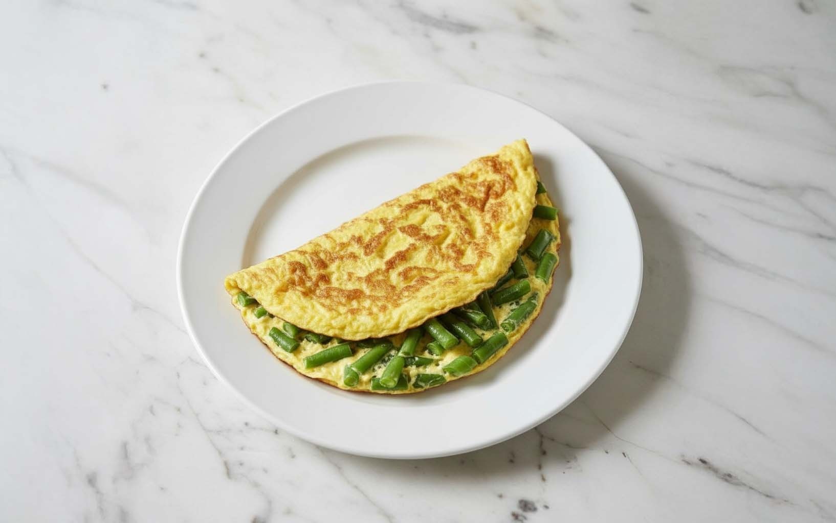 Omelet with Green Beans