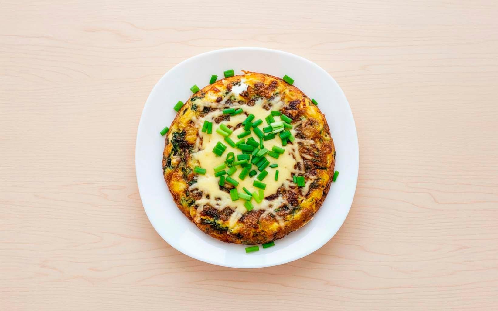 Spinach and Cheese Omelet