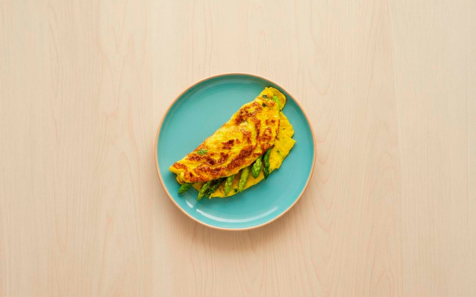 Omelet with Asparagus