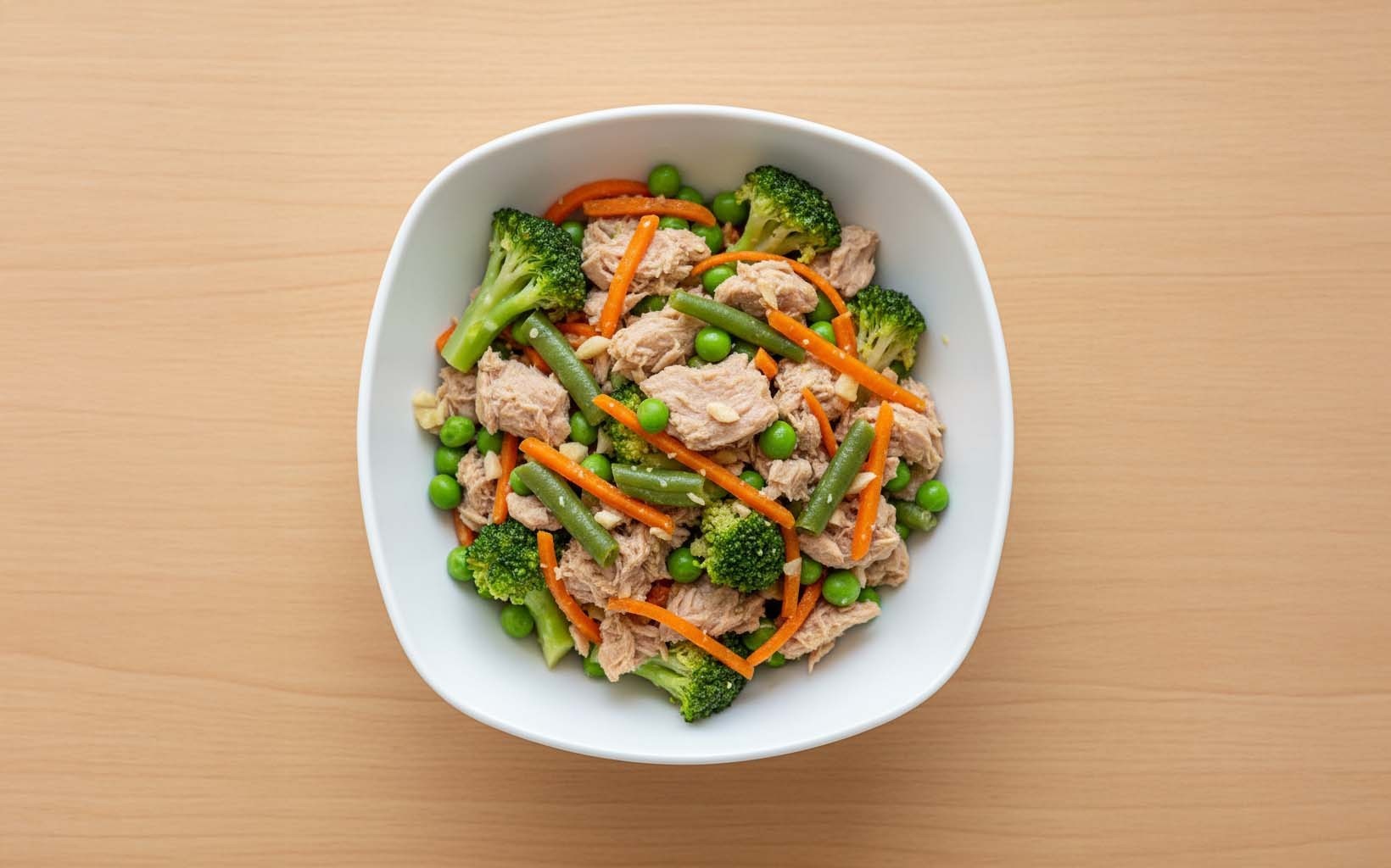 Tuna with Cooked Vegetables