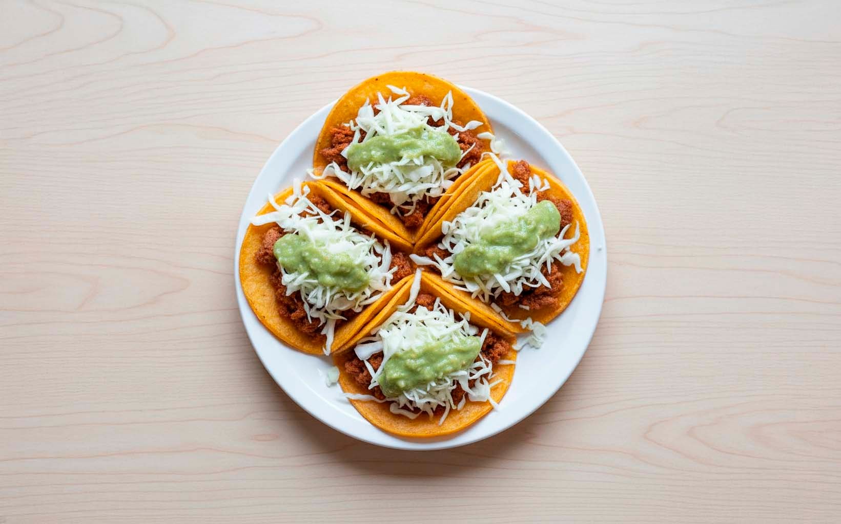 Tacos de Canasta de Chicharrón Prensado