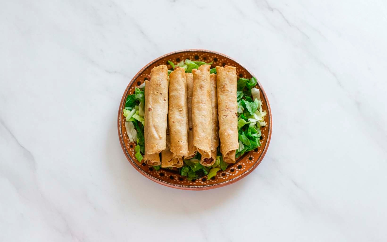 Tacos Dorados de Carne Molida
