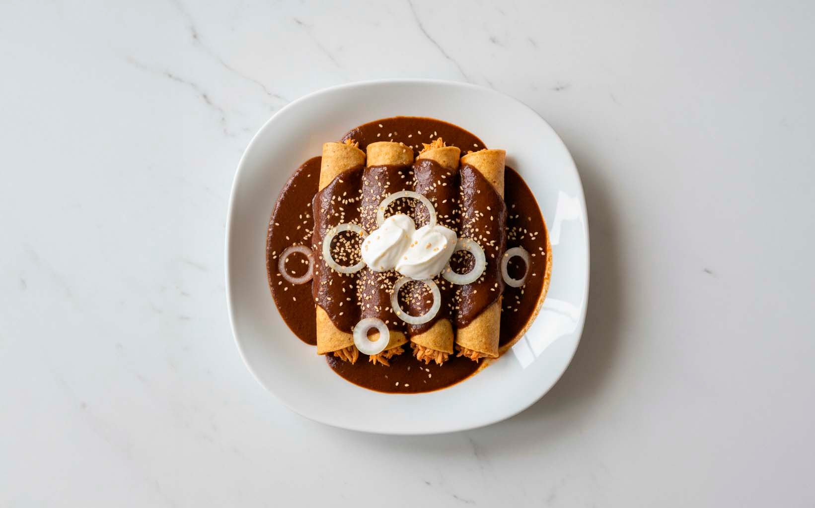 Enchiladas de Mole