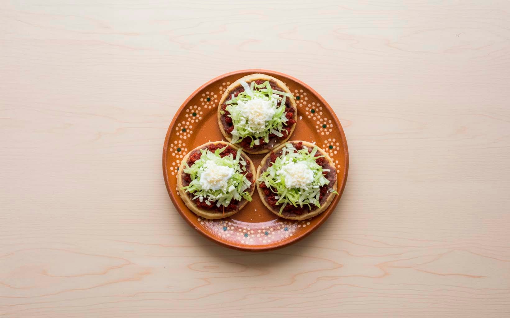 Sopes de Chorizo