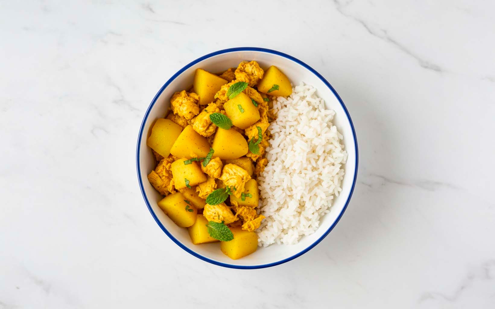Cau Cau de Pollo con Arroz