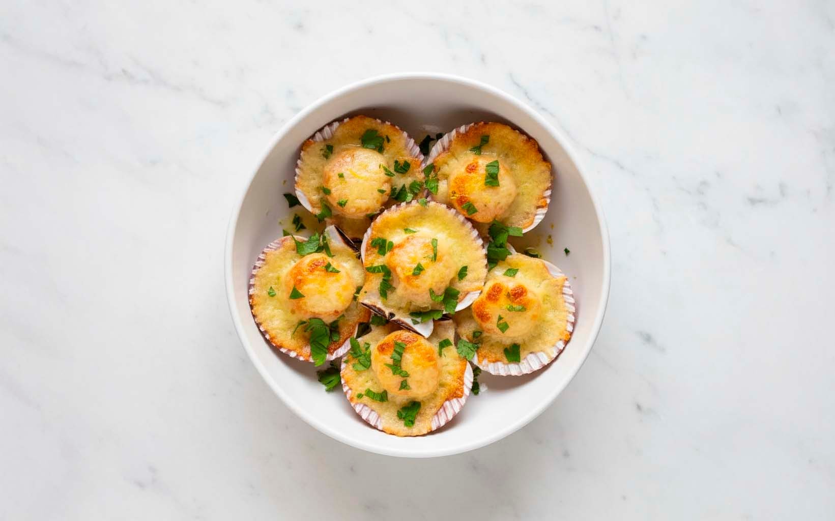 Conchitas a la Parmesana