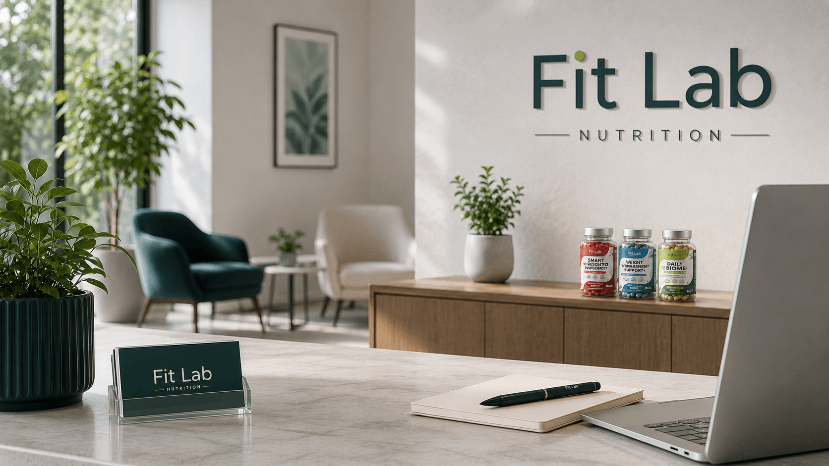 A member of the Fitlab Nutrition team responding to customer enquiries