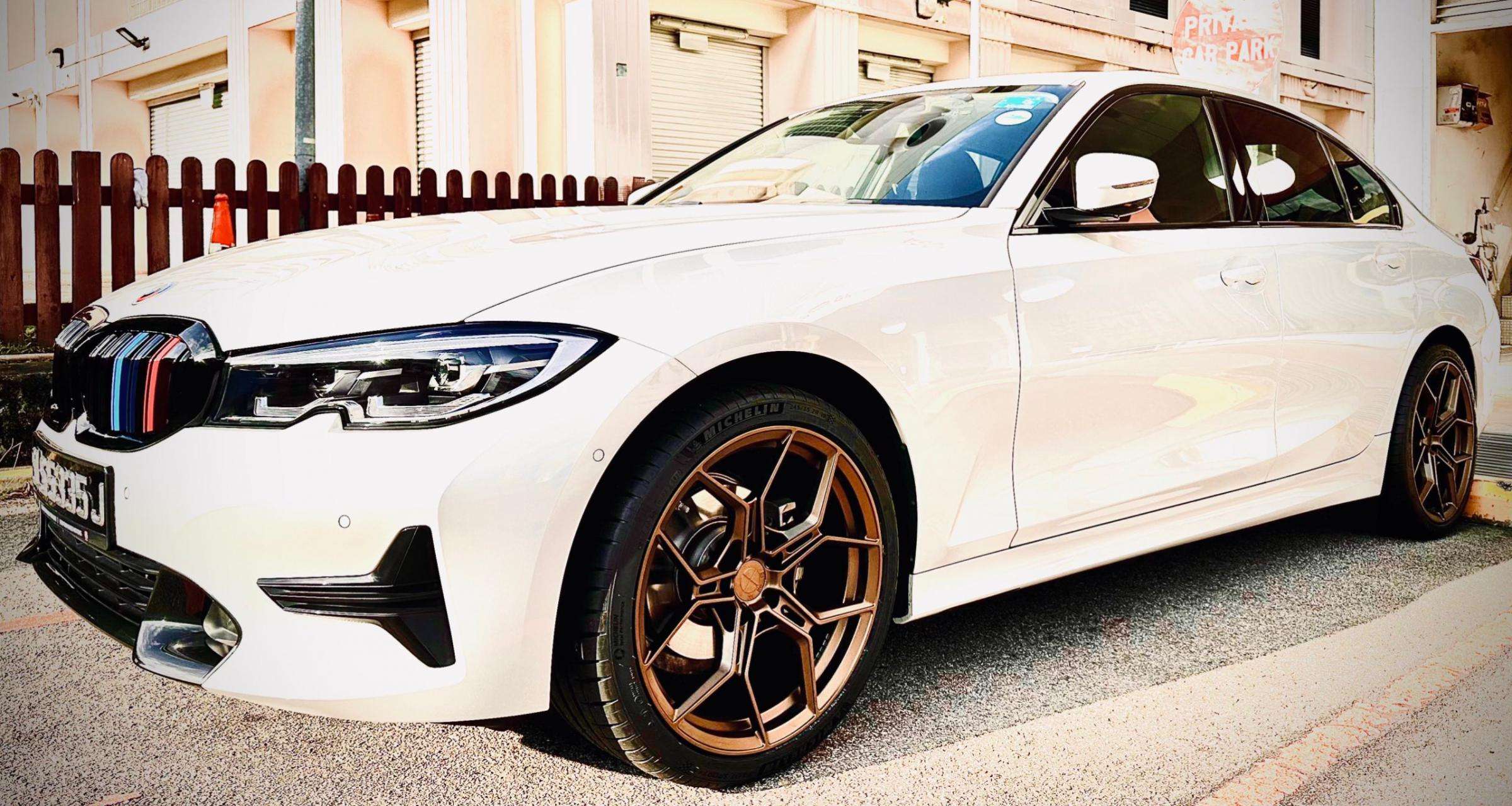 2020 BMW M340i fitted with RFX-11 19x8.5 23mm wheels