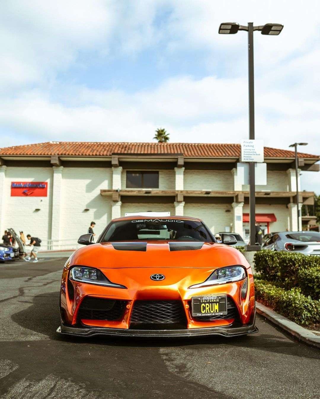 2021 Toyota GR Supra fitted with 57FXZ 20x10.5 34mm wheels