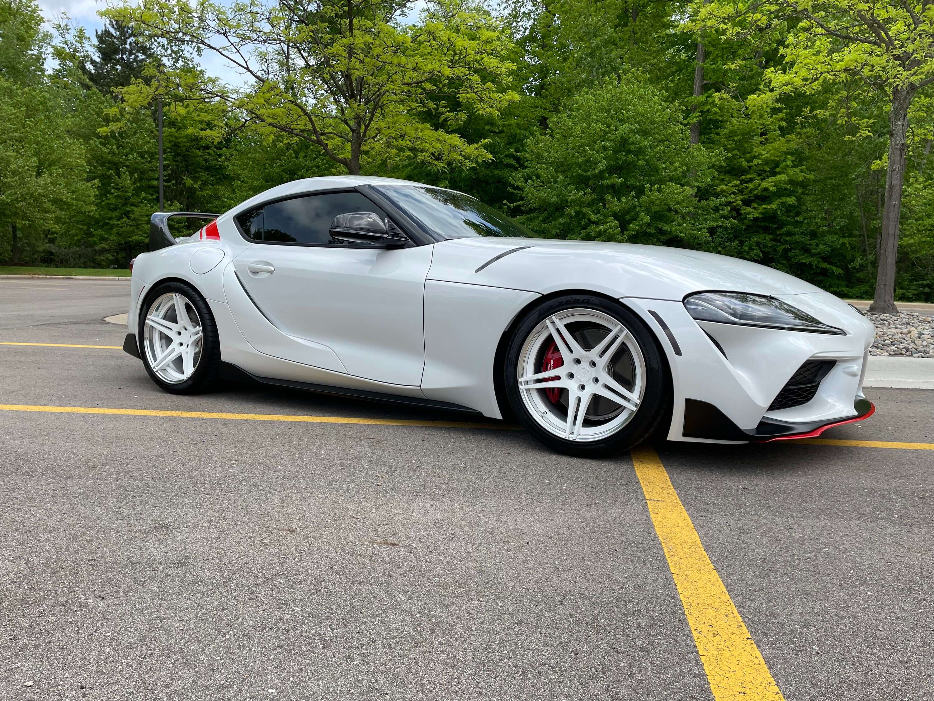 2020 Toyota GR Supra fitted with HB 09 19x9 25mm wheels