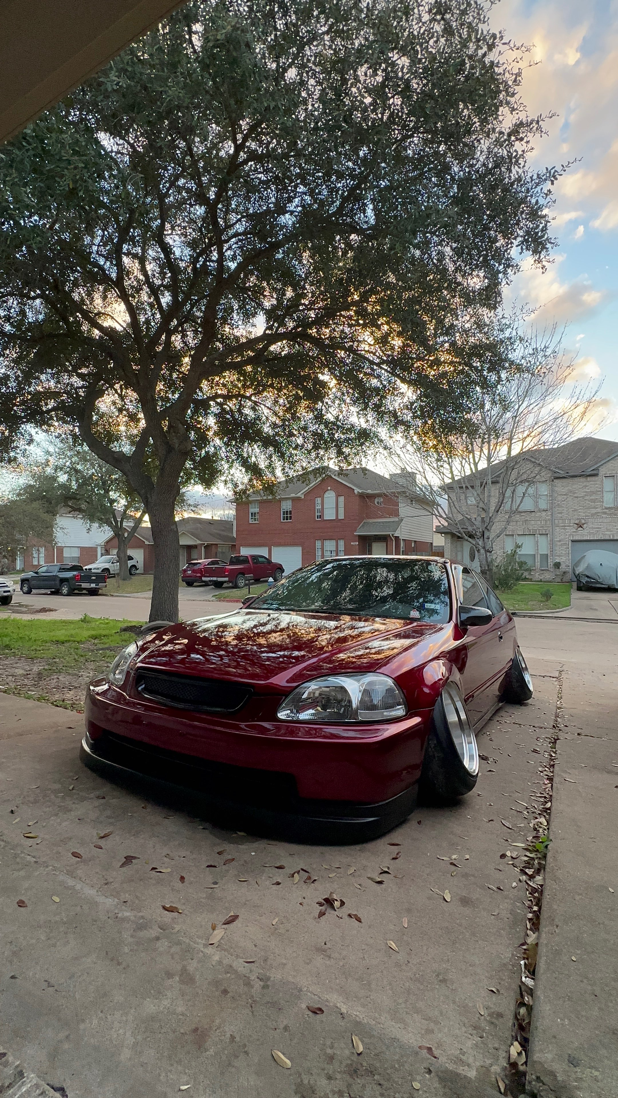 1998 Honda Civic fitted with esm 15x9 -20mm wheels
