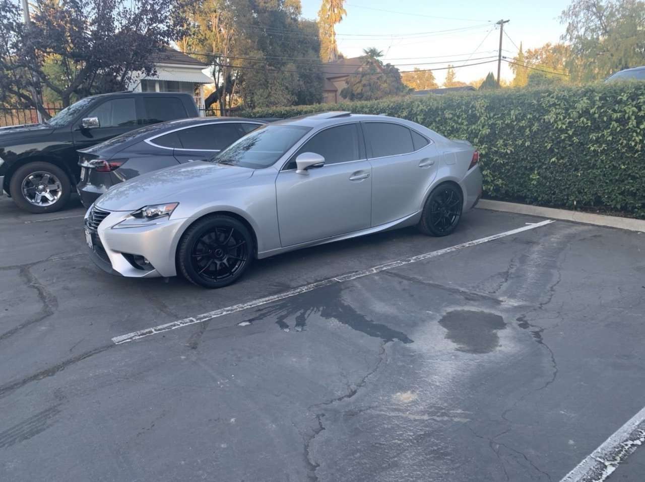 2017 Lexus IS200t fitted with TS9 18x8.5 35mm wheels