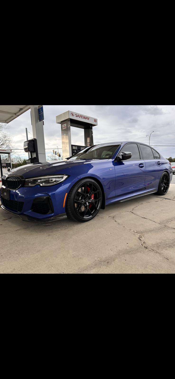2021 BMW M340i xDrive fitted with HF-5 20x9 25mm wheels