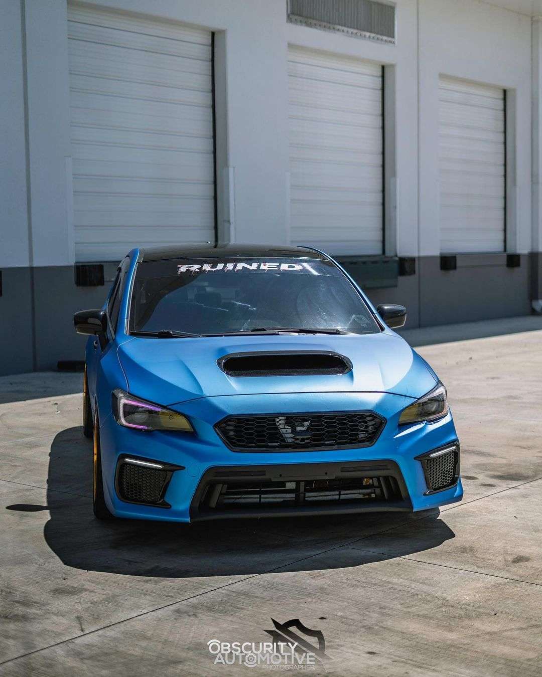 2021 Subaru WRX fitted with Cosmis-Racing XT-006R 18x9 30mm wheels