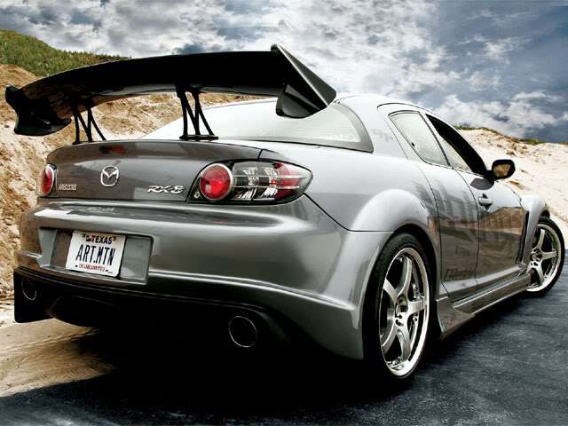 2005 Mazda RX-8 fitted with Ro-Ja R2-5 19x8.5 38mm wheels