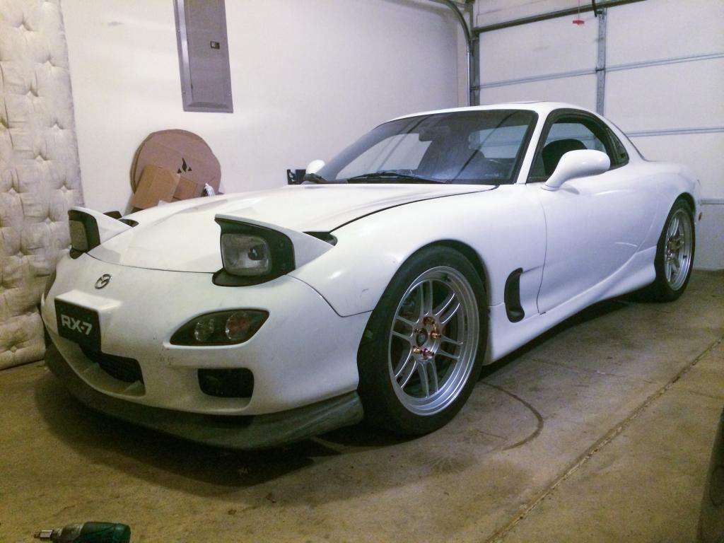 1995 Mazda RX-7 - Enkei Wheels Enkei RPF1 18x9.5 +45, 275/35R18, coilovers, Fenders Pulled and Rolled