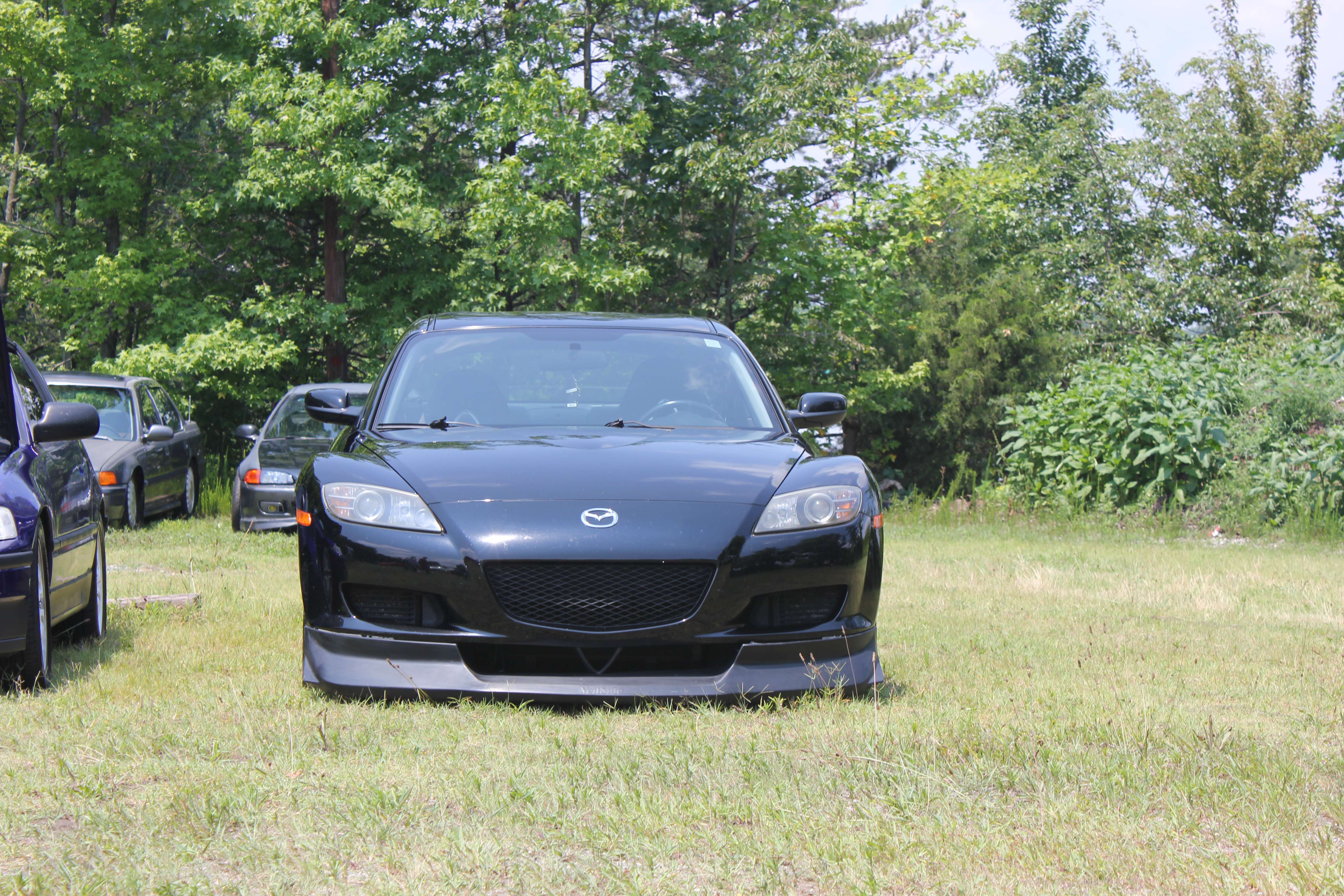 2009 Mazda RX-8 fitted with Wed Kranze Cerberus 1 18x10 14mm wheels
