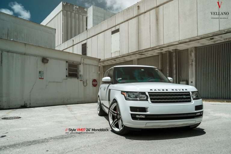 2014 Land Rover Range Rover Sport fitted with VM07 Monoblock 24x10 35mm wheels