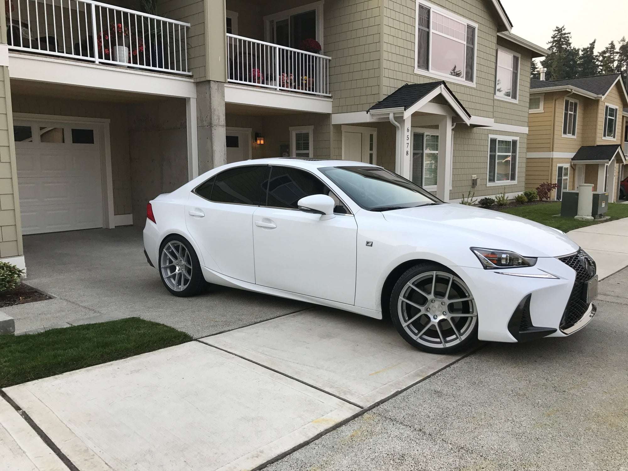 2017 Lexus IS200t fitted with M510 19x8.5 35mm wheels