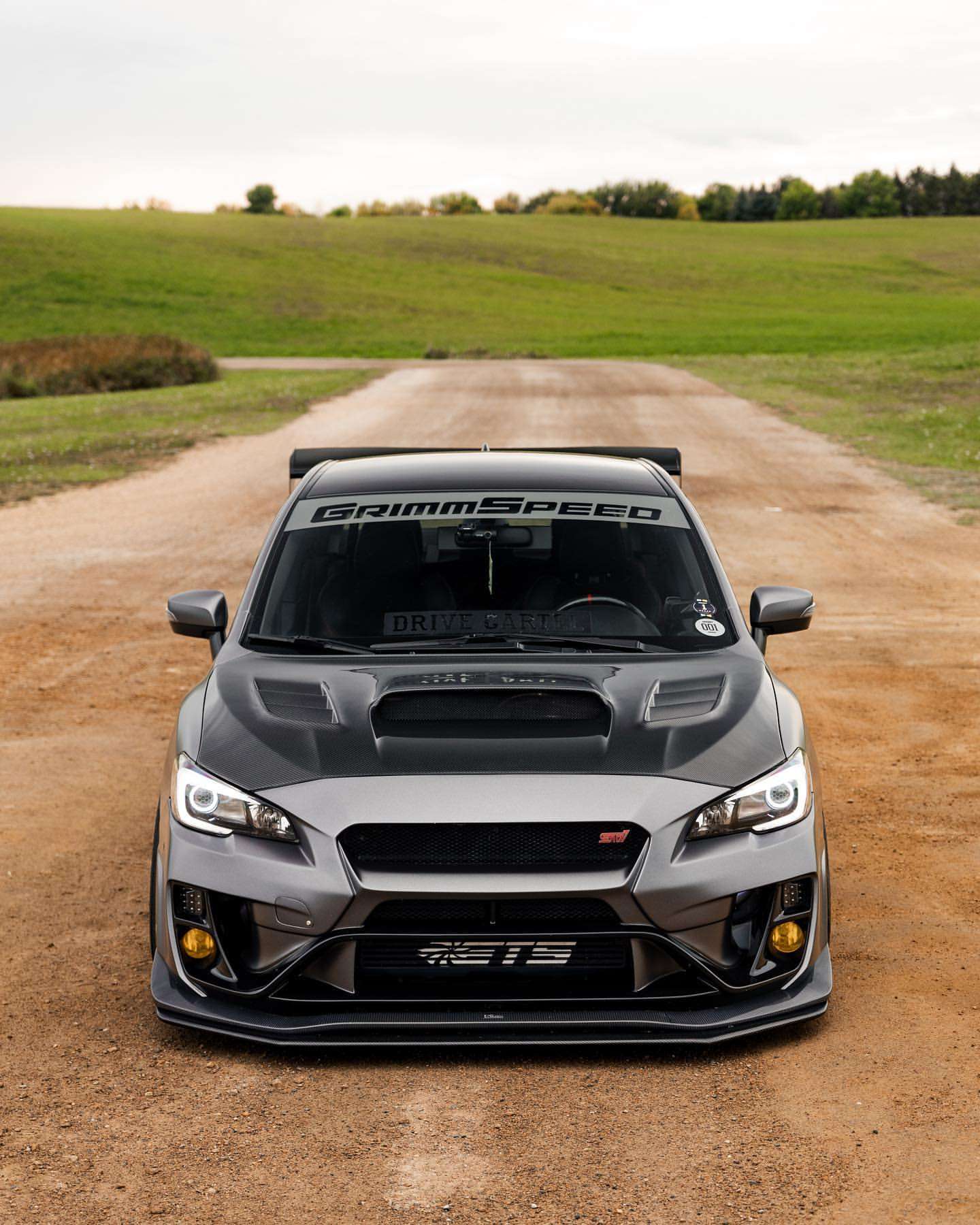 2015 Subaru WRX STI fitted with WORK Meister S1 3P 18x10 31mm wheels