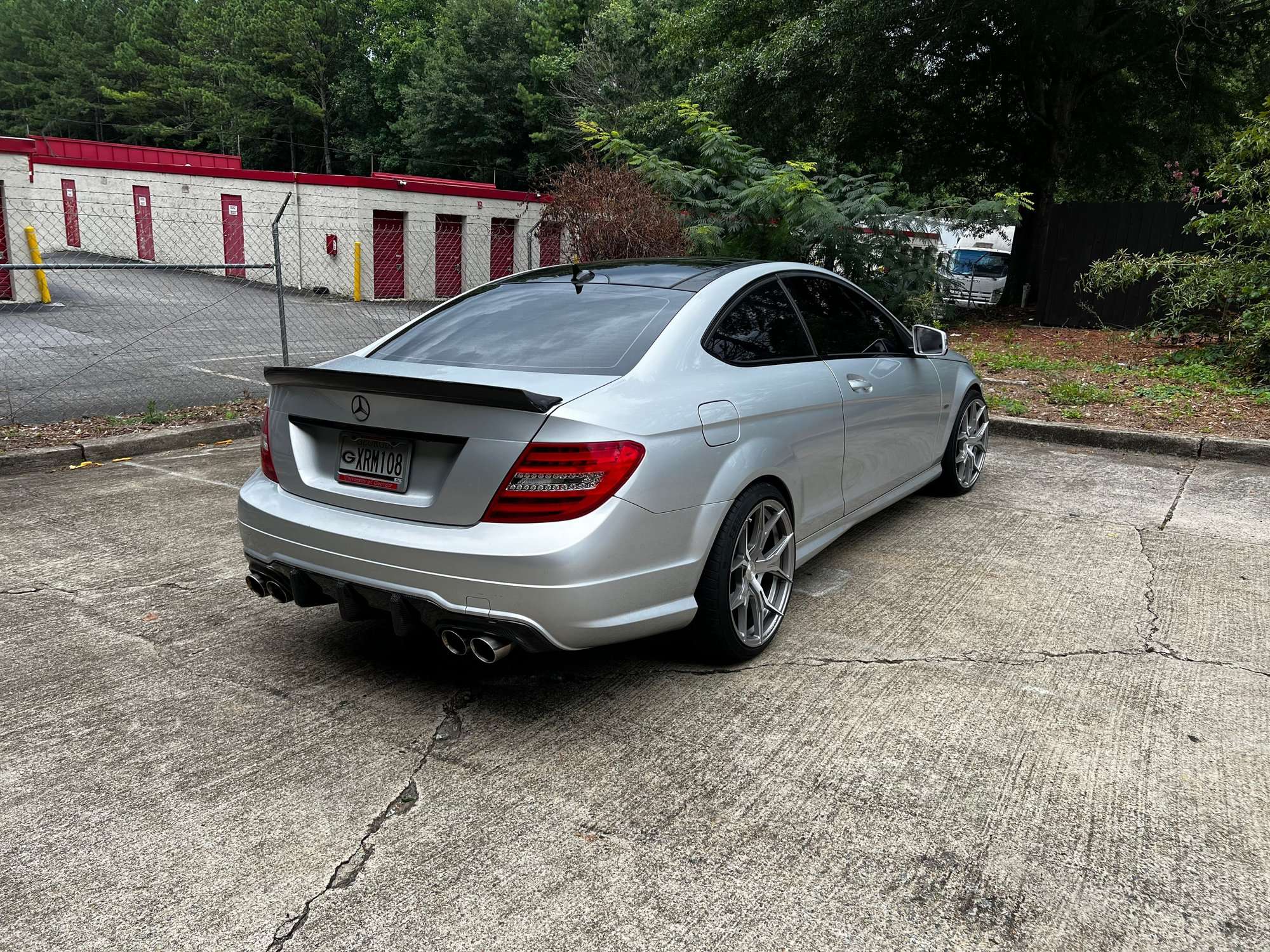 2012 Mercedes-Benz C350 fitted with RFX5 19x8.5 25mm wheels