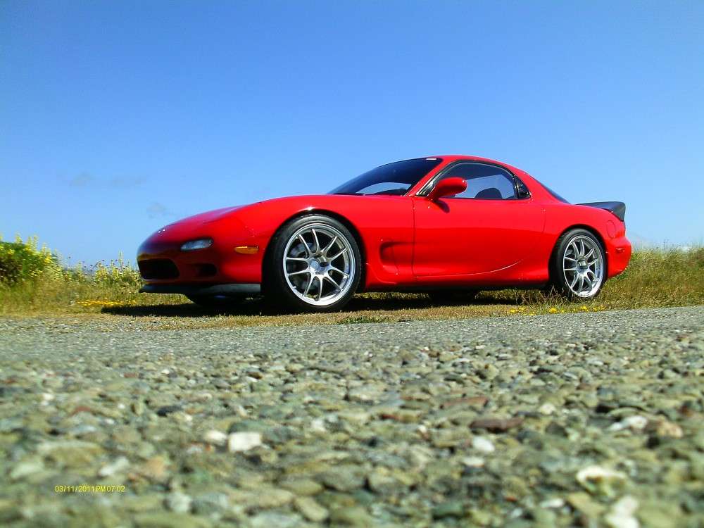 1995 Mazda RX-7 - Enkei Wheels Enkei PF01 18x10.5 +38, 265/35R18, coilovers, Fenders Rolled